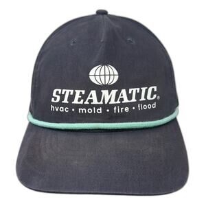 Big Accessories 5 Panel Blue Green OSFM Snapback Rope Steamatic Hat HVAC Mold